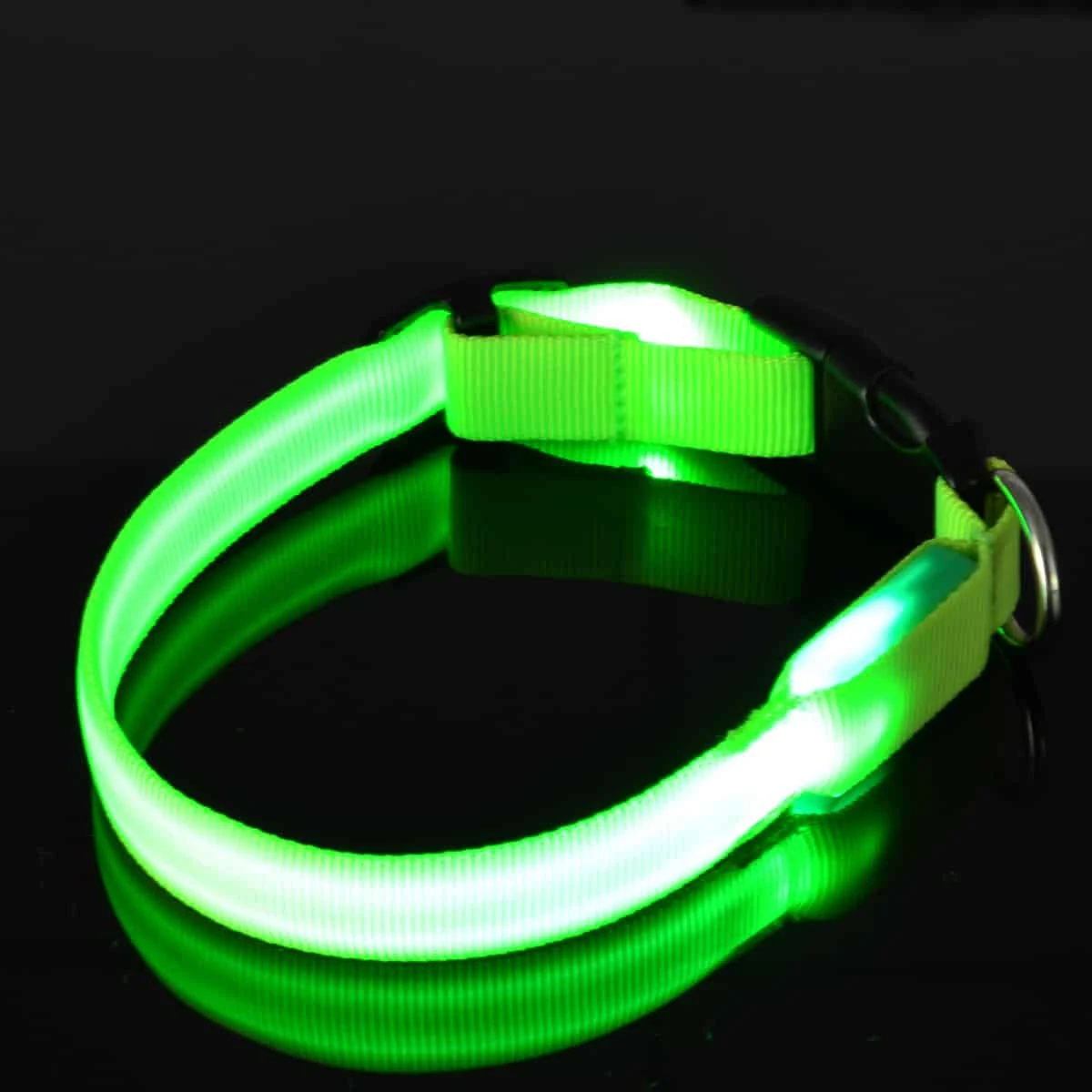 Led Halsband PX4 Groen - 28cm Hond