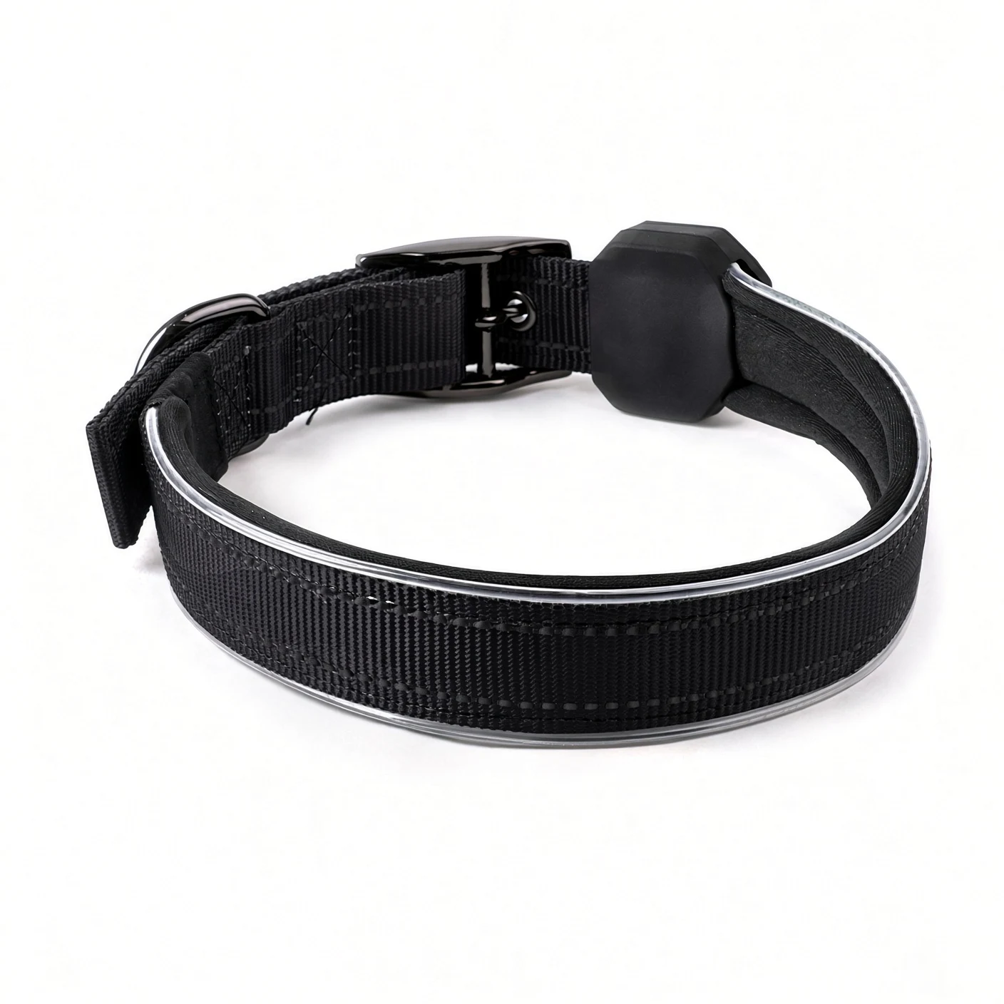 LED Halsband Oplaadbaar Zwart 62-67cm PX3 Hilox